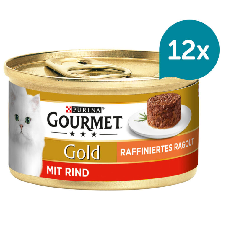 Günstig GOURMET Gold Raffiniertes Ragout mit Rind 12x85g i mPreisvergleich in unserem Onlineshop auf Hundeliebe-shop.de kaufen.