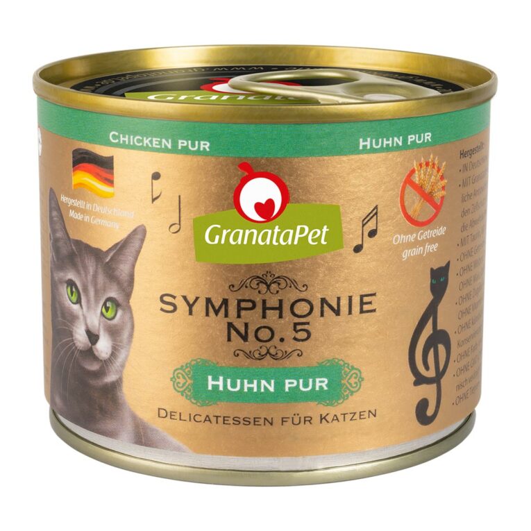 Günstig GranataPet Symphonie No. 5 Huhn pur 6x200g i mPreisvergleich in unserem Onlineshop auf Hundeliebe-shop.de kaufen.