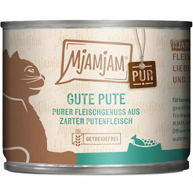 Günstig MjAMjAM purer Fleischgenuss gute Pute pur 24x200g i mPreisvergleich in unserem Onlineshop auf Hundeliebe-shop.de kaufen.