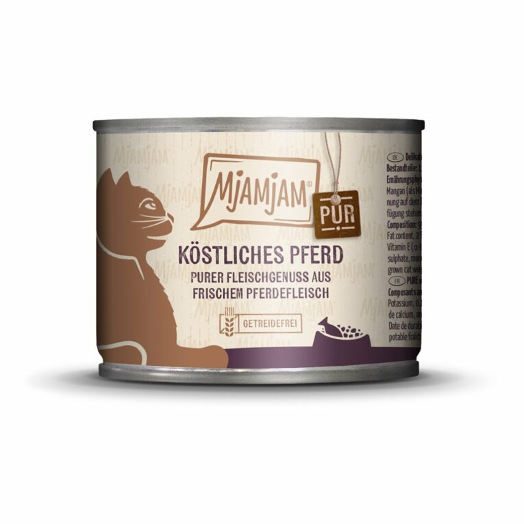 Günstig MjAMjAM – purer Fleischgenuss – köstliches Pferd pur 24x200g i mPreisvergleich in unserem Onlineshop auf Hundeliebe-shop.de kaufen.