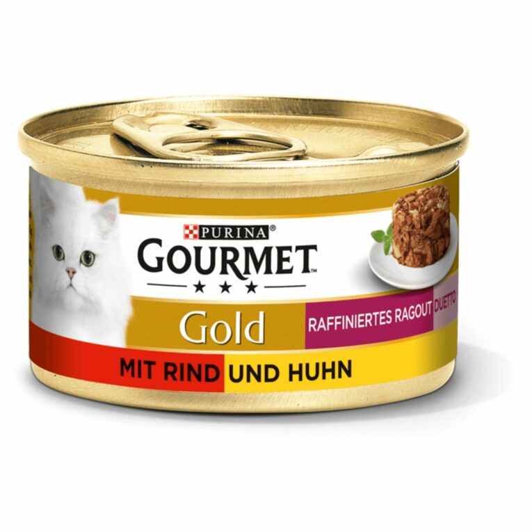 Günstig GOURMET Gold Raffiniertes Ragout Duetto mit Rind und Huhn 48x85g i mPreisvergleich in unserem Onlineshop auf Hundeliebe-shop.de kaufen.