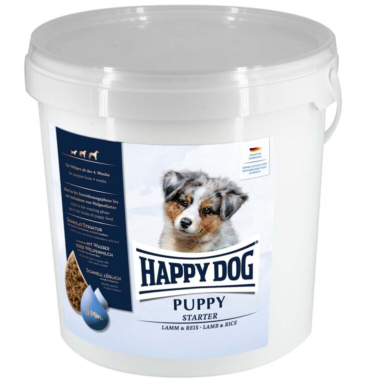 Günstig Happy Dog Supreme Young Puppy Starter Lamm & Reis 2x4kg i mPreisvergleich in unserem Onlineshop auf Hundeliebe-shop.de kaufen.