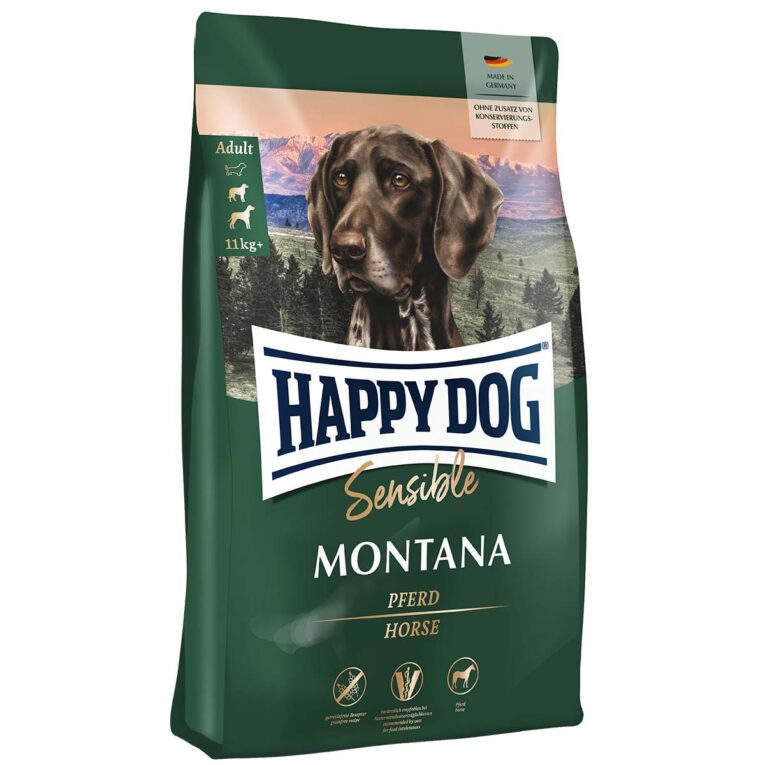 Günstig Happy Dog Supreme Sensible Montana 4kg i mPreisvergleich in unserem Onlineshop auf Hundeliebe-shop.de kaufen.