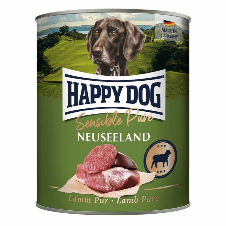 Günstig Happy Dog Sensible Pure Neuseeland (Lamm) 6x800g i mPreisvergleich in unserem Onlineshop auf Hundeliebe-shop.de kaufen.