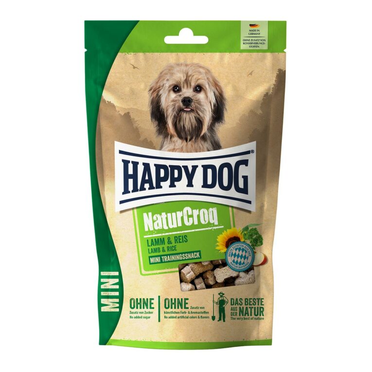 Günstig Happy Dog NaturCroq Mini Snack Lamm & Reis 100g i mPreisvergleich in unserem Onlineshop auf Hundeliebe-shop.de kaufen.