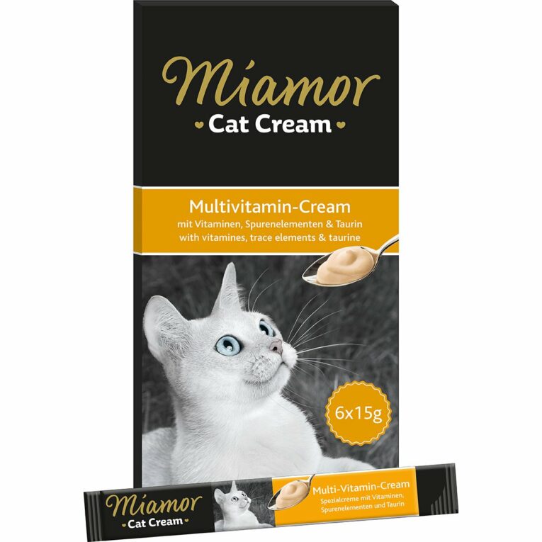 Günstig Miamor Cat Snack Multi-Vitamin Cream 6x15g i mPreisvergleich in unserem Onlineshop auf Hundeliebe-shop.de kaufen.
