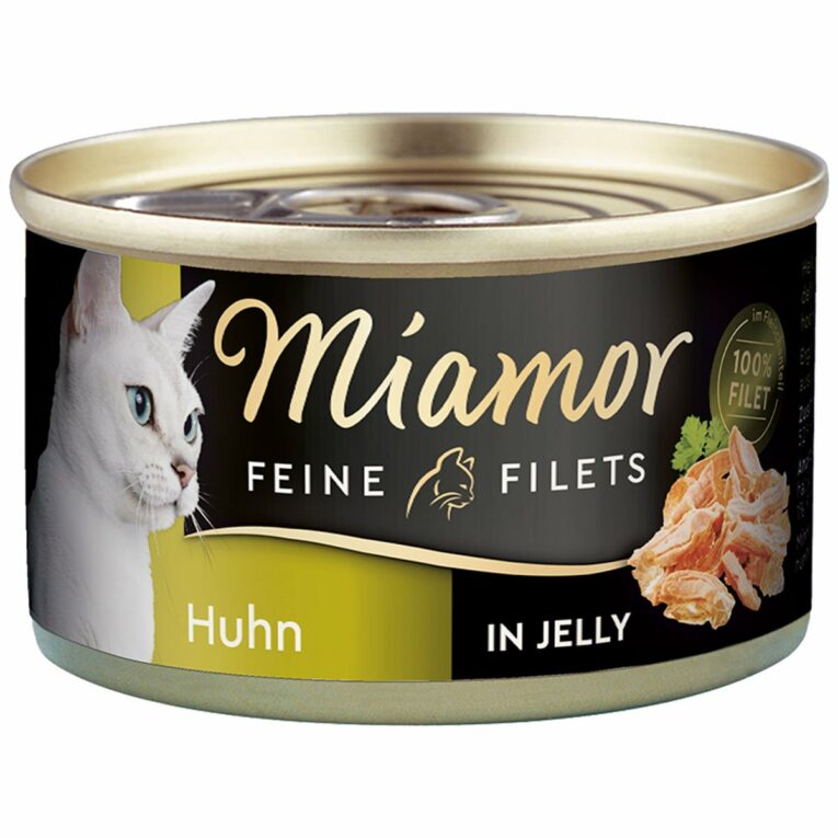 Günstig Miamor Feine Filets Huhn in Jelly 48x100g i mPreisvergleich in unserem Onlineshop auf Hundeliebe-shop.de kaufen.