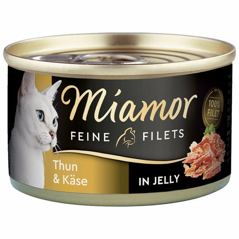 Günstig Miamor Feine Filets in Jelly Thunfisch und Käse 100g Dose 48x100g i mPreisvergleich in unserem Onlineshop auf Hundeliebe-shop.de kaufen.