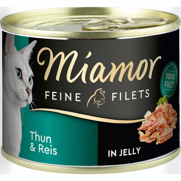 Günstig Miamor Katzen-Nassfutter Feine Filets in Jelly Thunfisch und Reis 24x185g i mPreisvergleich in unserem Onlineshop auf Hundeliebe-shop.de kaufen.