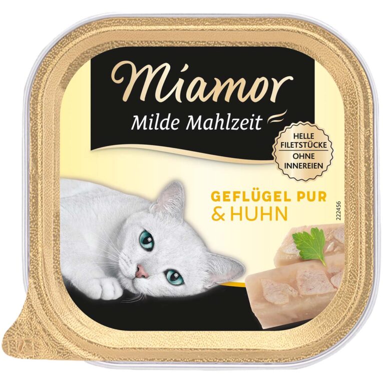 Günstig Miamor Milde Mahlzeit Geflügel Pur & Huhn 16x100g i mPreisvergleich in unserem Onlineshop auf Hundeliebe-shop.de kaufen.