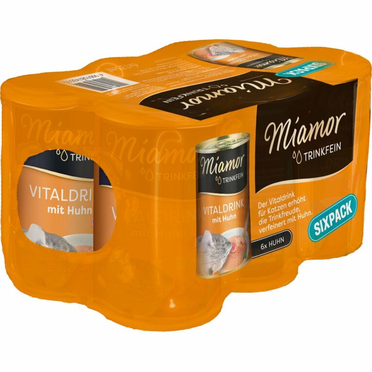 Günstig Miamor Trinkfein – Vitaldrink mit Huhn Sixpack 24x135ml i mPreisvergleich in unserem Onlineshop auf Hundeliebe-shop.de kaufen.