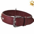 Malucchi Hundehalsband Petra 4cm Braun