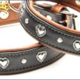 Halsband Herzel Deluxe Schwarz