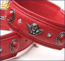 Hundehalsband Rot Engel Strass guenstig 1280x1280