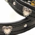 Hundehalsband Herzerl Schwarz Petit