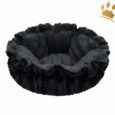 Hundebett Bessie & Barnie Cuddle Pod – Gravel Stone – Black Puma