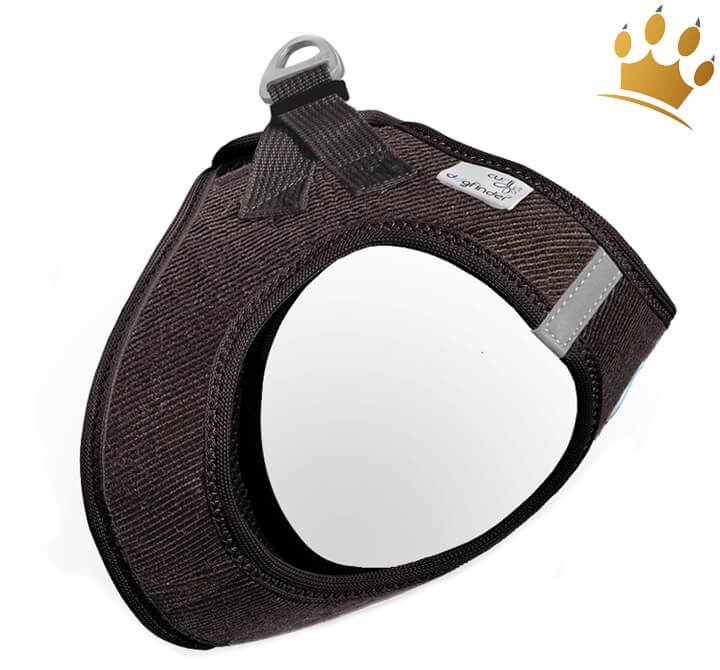Günstig Curli Vest Softgeschirr Cord Braun in unserem Hundeshop im Preisvergleich kaufen.