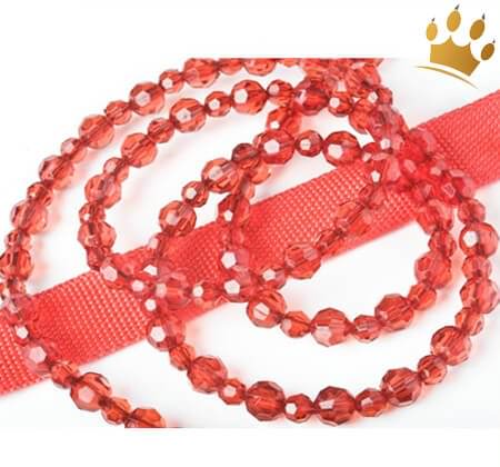 Günstig Designer-Hundeschmuckleine Ruby in unserem Hundeshop im Preisvergleich kaufen.