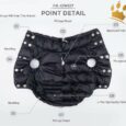 Puppyangel Hundemantel NEW Love Faux Schwarz