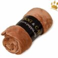 Hundefleecedecke Dog & Cat Braun