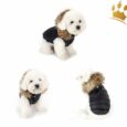 Puppyangel Hundeweste Double Down Hood Schwarz