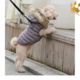 Puppyangel Hundeweste Double Down Hood Grau