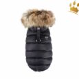 Puppyangel Hundeweste Double Down Hood Schwarz