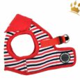 Puppia Step In Hundegeschirr Seaman Rot
