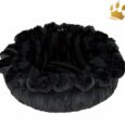 Hundebett Bessie & Barnie Cuddle Pod – Gravel Stone – Black Puma