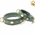 Hundehalsband Fleur de Lis Grand Jade