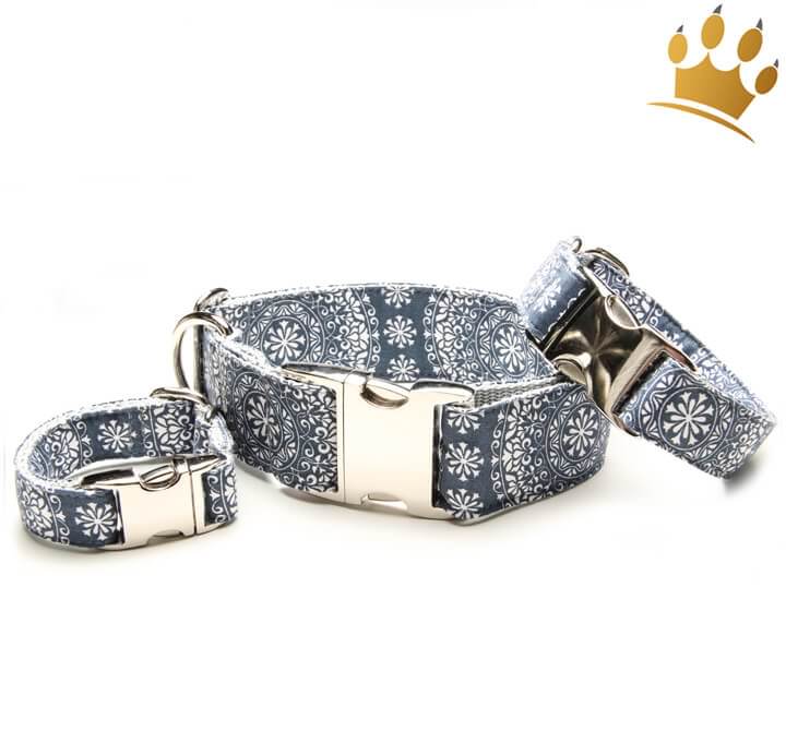 Günstig Hundehalsband Mandalas Royalblau in unserem Hundeshop im Preisvergleich kaufen.