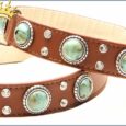 Hundehalsband Leder Palma Deluxe Braun