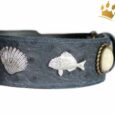Hunde-Lederhalsband Poseidon