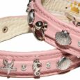 Hundehalsband Leder Meeresbrise Rosa