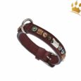 Malucchi Halsband Petra 2cm Braun