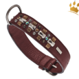 Malucchi Hundehalsband Petra 4cm Braun