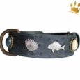 Hunde-Lederhalsband Poseidon