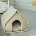 Puppyangel Hundehaus Quiltted Creme