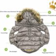 Puppyangel Hundemantel Down Hood Violette