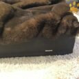 Hundebett mit Decke Braun