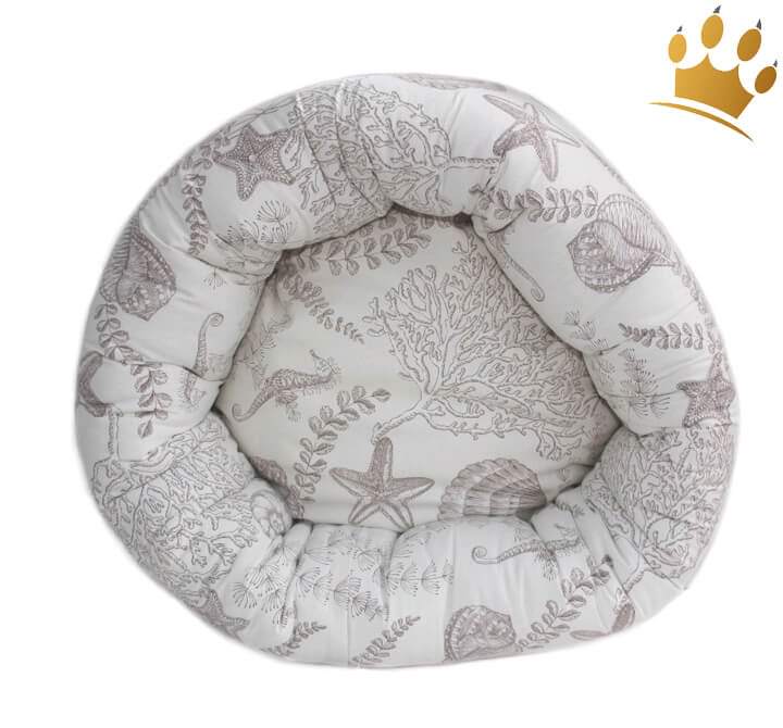 Günstig Hundebett Meerzeit Beige Rund in unserem Hundeshop im Preisvergleich kaufen.