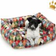Hundebett Box Harlekin eckig