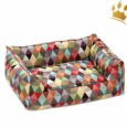 Hundebett Box Harlekin eckig