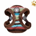 Puppia Step-In Geschirr Crayon verstellbar Braun