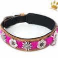 Hundehalsband Blütenmeer Pink