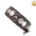Malucchi Hundehalsband Ratier Bulldogge Schwarz