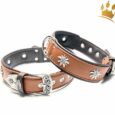 Halsband Edelweiss Deluxe Cognac