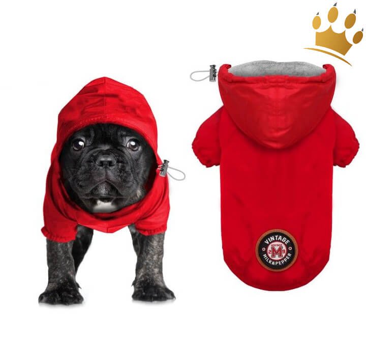 Günstig Milk & Pepper Hunderegenmantel Winch Rot in unserem Hundeshop im Preisvergleich kaufen.