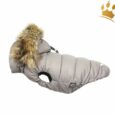 Puppyangel Hundemantel Down Hood Grau