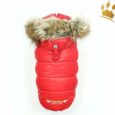 Puppyangel Hundemantel Down Hood Rot
